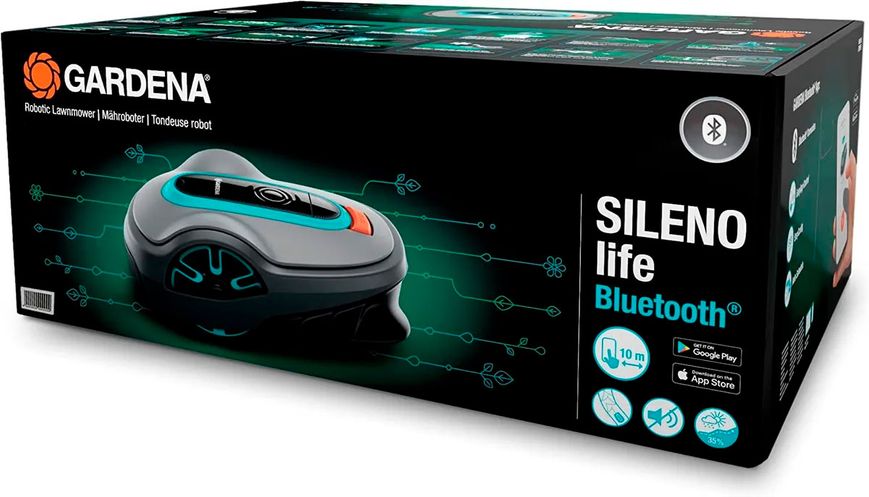 Газонокосилка-робот Gardena Sileno life 1500 Bluetooth 15108-32.000.00 фото