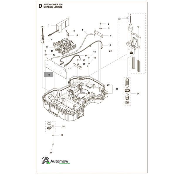 Главная плата PCBA для газонокосилок Husqvarna Automower (5928526-01) 5928526-01 фото