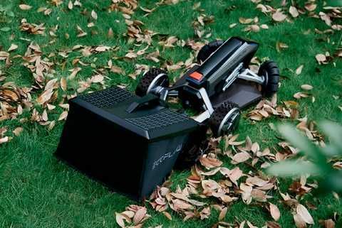 ふうきママ　EcoFlow 125W 4枚セット　専用カバー2枚付き Газонокосарка-робот EcoFlow Blade з комплектом для підмітання