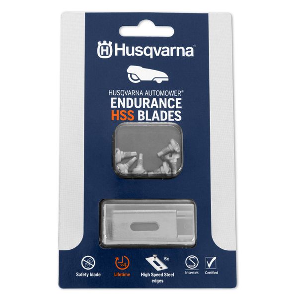 Ножи Husqvarna Endurance HSS для газонокосилок-роботов Automower 0.6 мм (6 шт) 5998052-01 фото