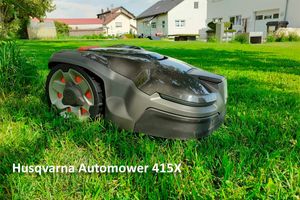 Огляд газонокосарки-робота Husqvarna Automower 415X фото